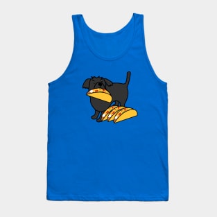 Animals with Food Cute Dog Eats Tacos Tank Top